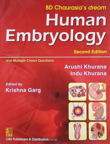 Image of - BD Chaurasia's Dream Human Embryology | 2nd Edition