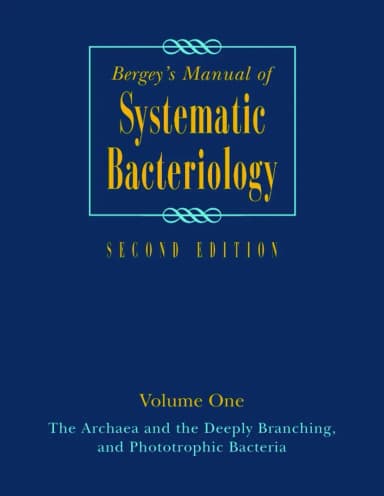 Image of - Bergey's Manual of Systematic Bacteriology | 2nd Edition | Volume 1 | Hardcover