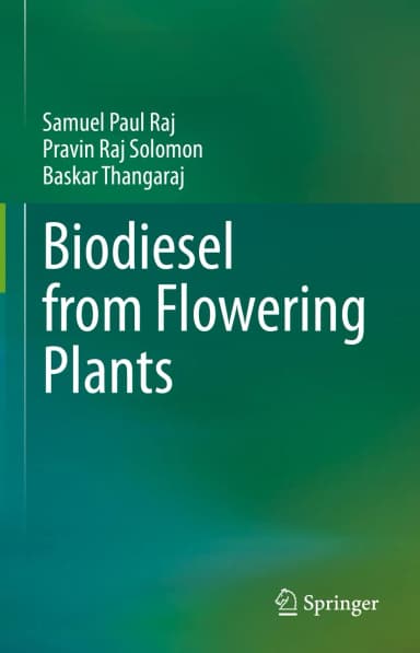 Image of - Biodiesel From Flowering Plants | Hardcover