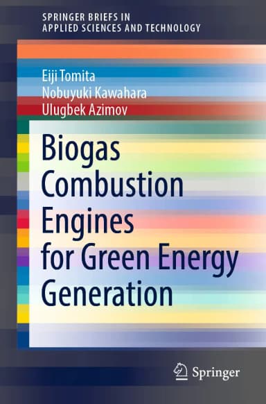 Image of - Biogas Combustion Engines For Green Energy Generation | Paperback