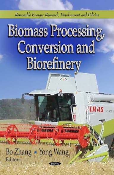 Image of - Biomass Processing | Conversion and Biorefinery | Hardcover