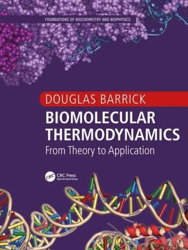 Image of - Biomolecular Thermodynamics From Theory To Application | Paperback