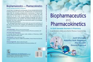 Image of - Biopharmaceutics And Pharmacokinetics For Sixth Semester Bachelor In Pharmacy | Paperback