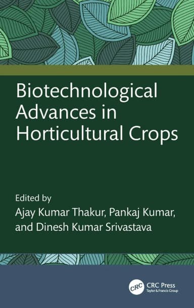 Image of - Biotechnological Advances In Horticultural Crops | Hardcover