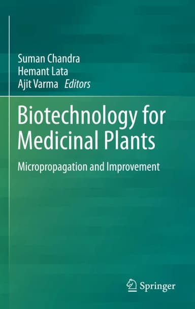 Image of - Biotechnology for Medicinal Plants | Hardcover
