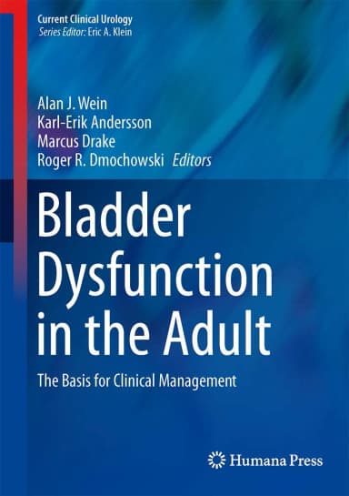 Image of - Bladder Dysfunction in the Adult | Hardcover