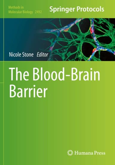 Image of - The Blood Brain Barrier Methods And Protocols | Hardcover