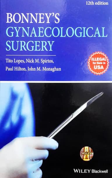 Image of - Bonneys Gynaecological Surgery 12nd Editiond | Hardcover