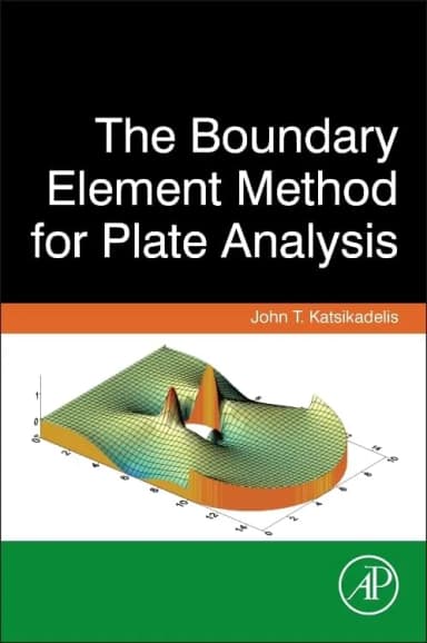 Image of - The Boundary Element Method for Plate Analysis | Hardcover
