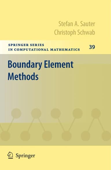 Image of - Boundary Element Methods | Paperback