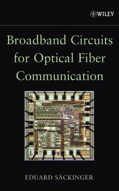 Image of - Broadband Circuits for Optical Fiber Communication | Hardcover