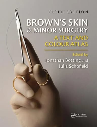 Image of - Brown's Skin and Minor Surgery A Text and Colour Atlas | 5th Edition | Hardcover
