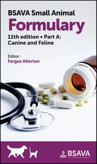 Image of - Bsava Small Animal Formulary Canine And Feline Part A 11e | Paperback