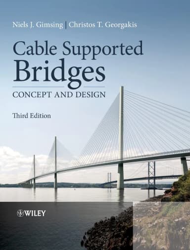 Image of - Cable Supported Bridges Concept and Design | Third Edition | Hardcover