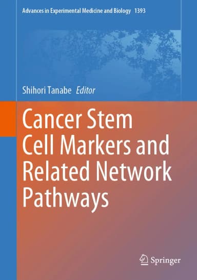 Image of - Cancer Stem Cell Markers And Related Network Pathways | Hardcover
