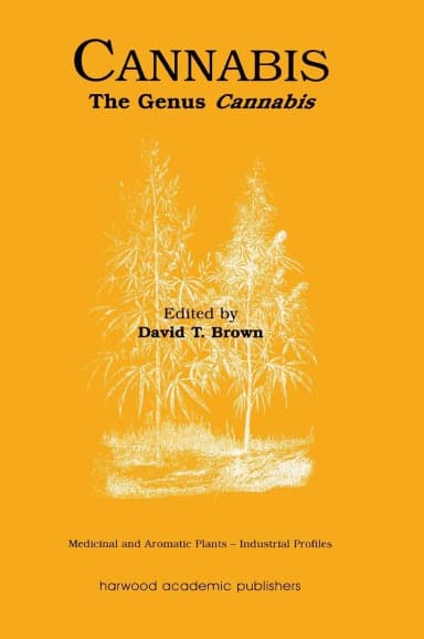 Image of - Cannabis The Genus Cannabis | Hardcover