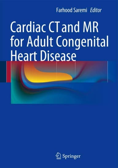 Image of - Cardiac CT and MR for Adult Congenital Heart Disease | Hardcover