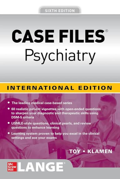 Image of - Case Files Psychiatry 6th Editiond Ie | Paperback