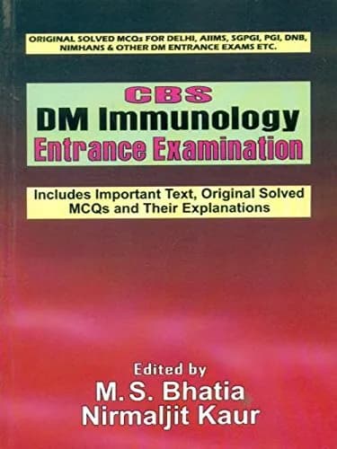 Image of - CBS DM ImmunologyEntrance Examination