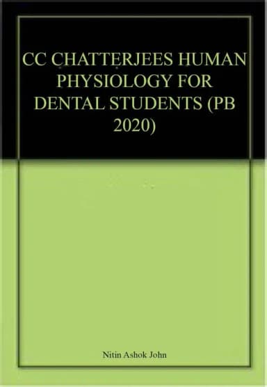Image of - CC Chatterjee's Human Physiology for Dental Students | Paperback