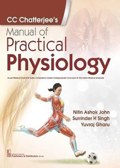 Image of - CC Chatterjee's Manual of Practical Physiology | Paperback