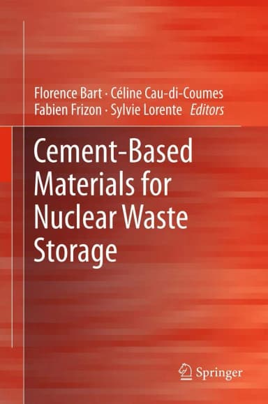 Image of - Cement-Based Materials for Nuclear Waste Storage | Hardcover
