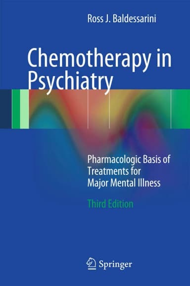 Image of - Chemotherapy in Psychiatry | Third Edition | Hardcover