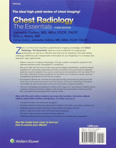 Image of - Chest Radiology - The Essentials | Third Edition | Hardcover