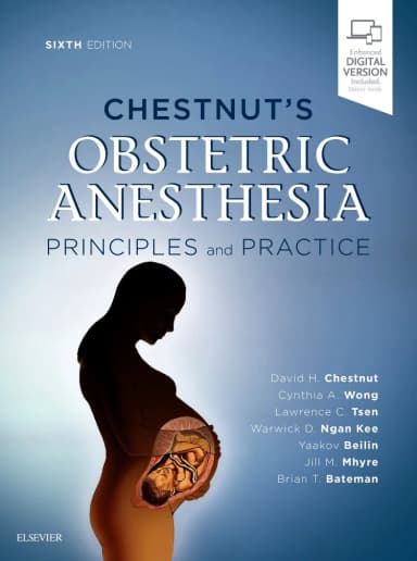 Image of - Chestnut's Obstetric Anesthesia Principles and Practice | 6th Edition | Hardcover