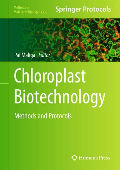 Image of - Chloroplast Biotechnology Methods and Protocols | Hardcover