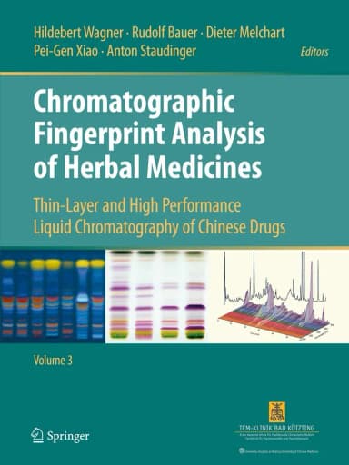Image of - Chrokatographic Fingerprint Analysis of Herbal Medicines | Volume 3 | Hardcover