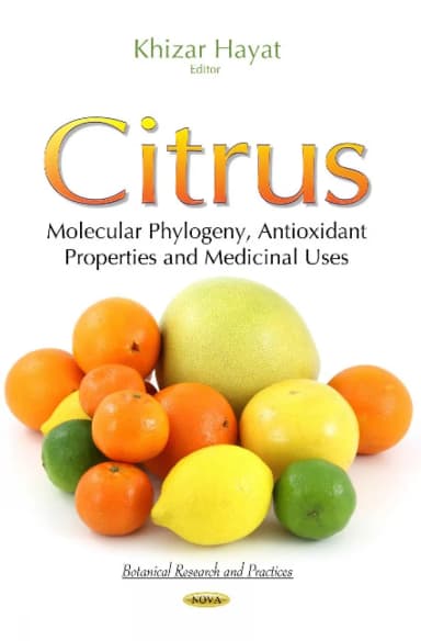 Image of - Citrus Molecular Phylogeny | Antioxidant Properties and Medicinal Uses | Hardcover