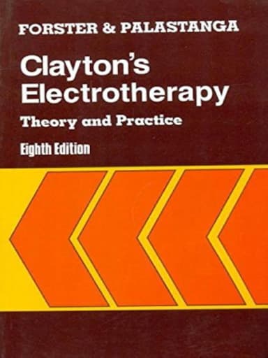 Image of - Clayton's Electrotherapy  Theory and Practice | 8th Edition