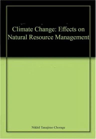 Image of - Climate Change Effects on Natural Resource Management | Hardcover
