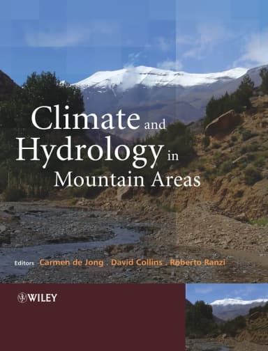 Image of - Climate and Hydrology in Mountain Areas | Hardcover