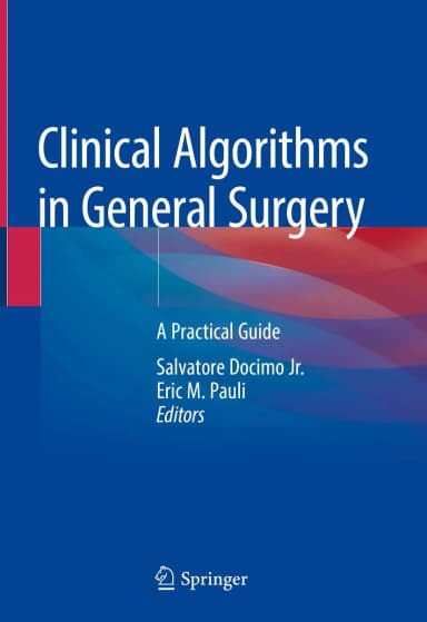 Image of - Clinical Algorithms in General Surgery | Hardcover