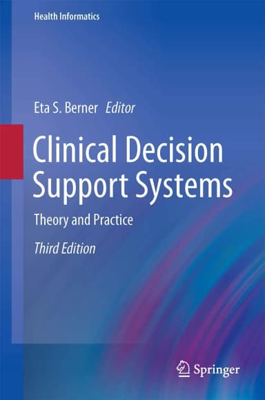 Image of - Clinical Decision Support Systems | Third Edition | Hardcover