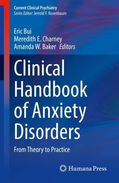 Image of - Clinical Handbook Of Anxiety Disorders From Theory To Practice | Paperback