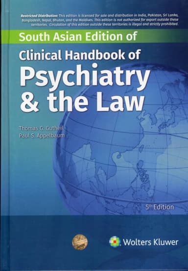 Image of - Clinical Handbook Of Psychiatry And The Law 5th Edition (Sae) | Hardcover