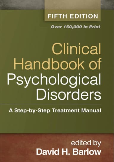 Image of - Clinical Handbook of Psychological Disorders | 5th Edition | Hardcover