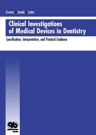 Image of - Clinical Investigations of Medical Devices in Dentistry | Paperback
