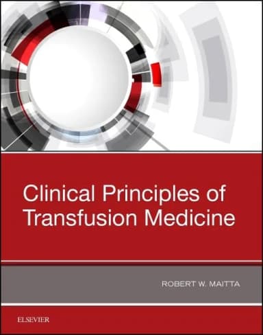 Image of - Clinical Principles of Transfusion Medicine | Hardcover