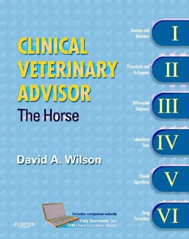 Image of - Clinical Veteriary Advisor The Horse | Hardcover