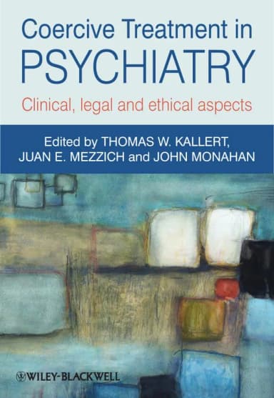 Image of - Coercive Treatment in Psychiatry Clinical | Legal and Ethical Aspects | Hardcover