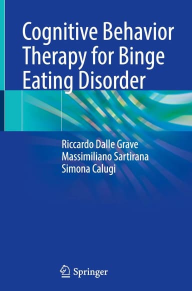 Image of - Cognitive Behavior Therapy For Binge Eating Disorder | Hardcover