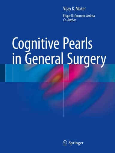 Image of - Cognitive Pearls in General Surgery | Hardcover