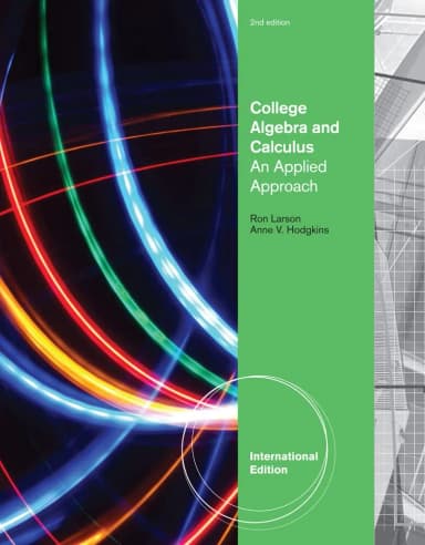 Image of - College Algebra and Calculus An Applied Approach | 2nd Edition | Paperback
