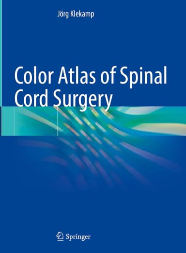 Image of - Color Atlas Of Spinal Cord Surgery | Hardcover