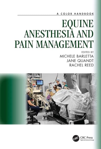 Image of - A Color Handbook Equine Anesthesia And Pain Management | Paperback