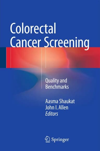 Image of - Colorectal Cancer Screening | Hardcover